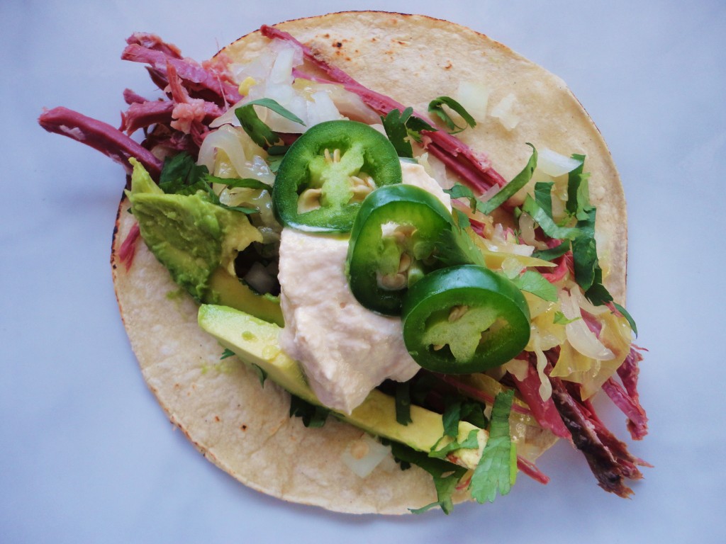Corned Beef Taco