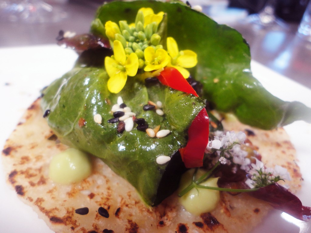 Tortillas Florales with Cielo Verde Greens and Herbs by Playa