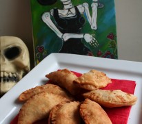 Dia de los Muertos Spicy Chicken and Apple Empanadas