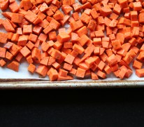 Roasting Sweet Potatoes