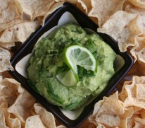 Guacamole and chips