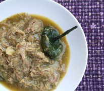 Slow Cooked Chile Verde